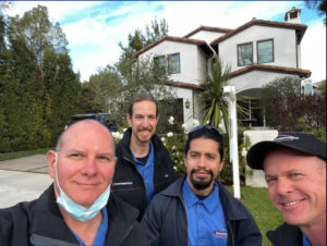 Inspectors at an inspection 