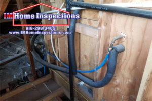 PEX installed near a window