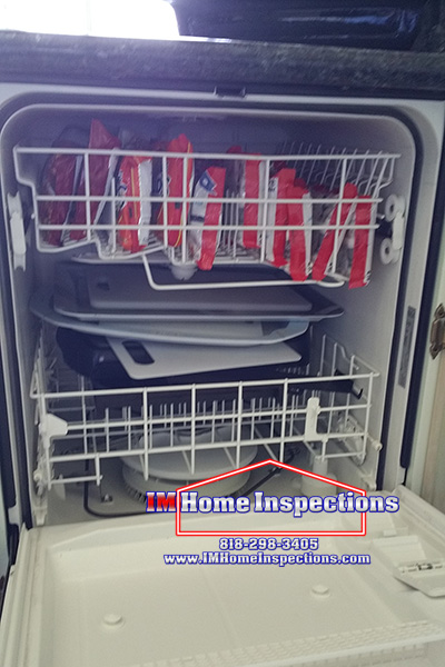 Ramen noodles in a dishwasher