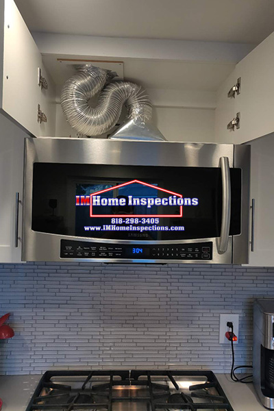 a range hood exhaust that is not proper